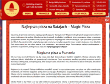 Tablet Screenshot of magicpizza.pl